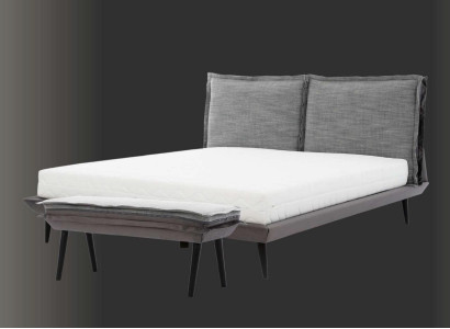 Bed Gray Beautiful Design Modern Luxury Beds Bedroom Elegant Furniture